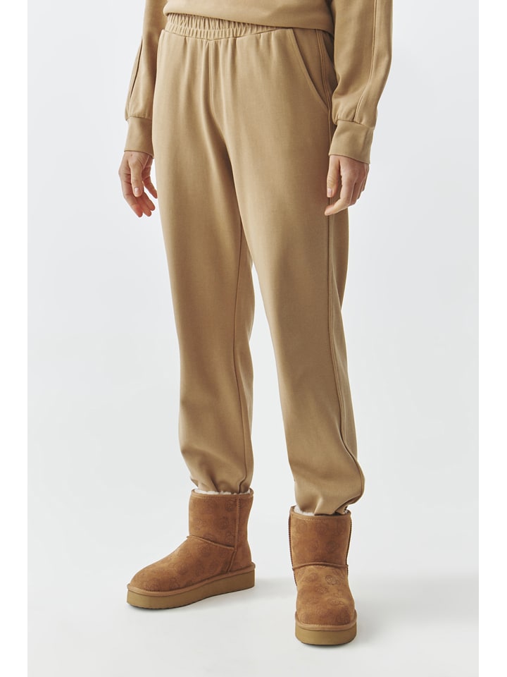 Spodnie dresowe "Seni" w kolorze beżowym