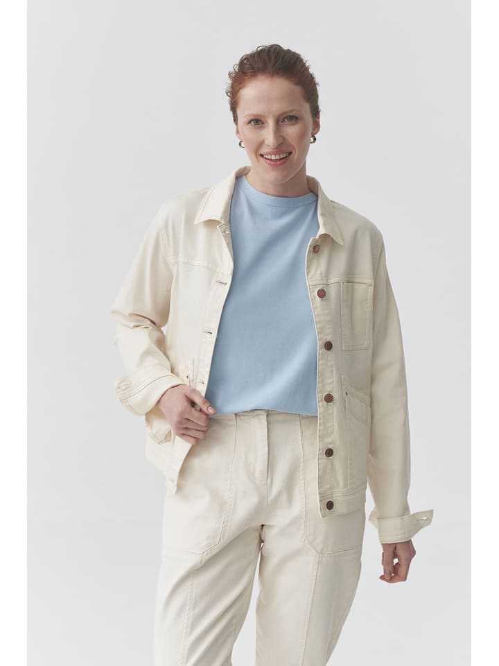 Jeansjacke "Benita" in Creme