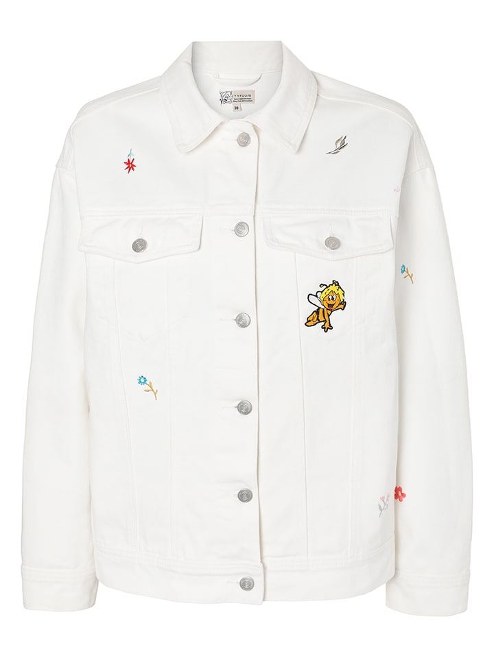 Jeansjacke "Hala" in Creme