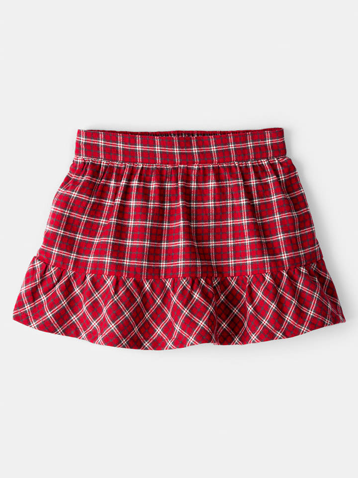 Skort in Rot/ Weiß