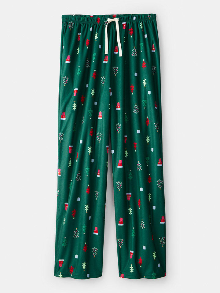 Pyjamahose in Grün