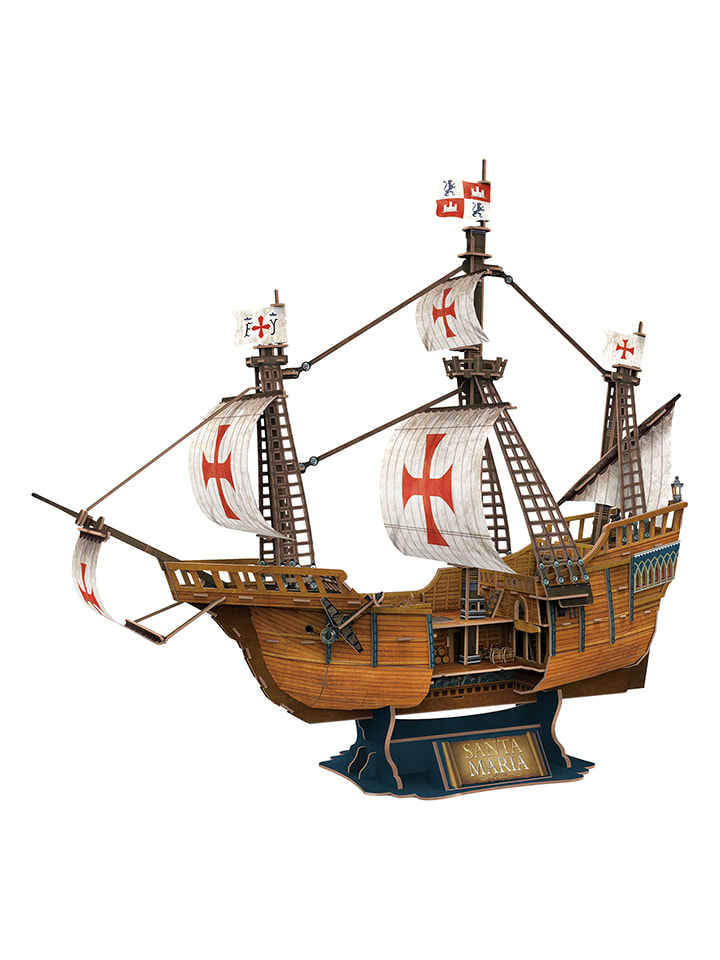 204tlg. 3D-Puzzle "Bateau Santa Maria" - ab 8 Jahren