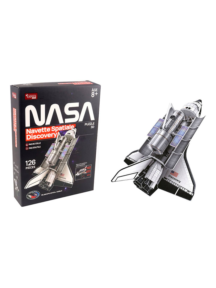 126-delige 3D-puzzel "Spaceshuttle Discovery" - vanaf 8 jaar
