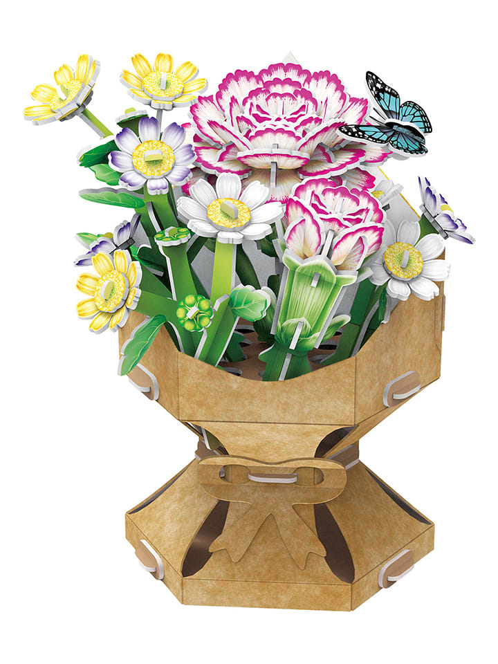 134-delige 3D-puzzel "Bloemen-Boeket - Kruidnagel" - vanaf 8 jaar