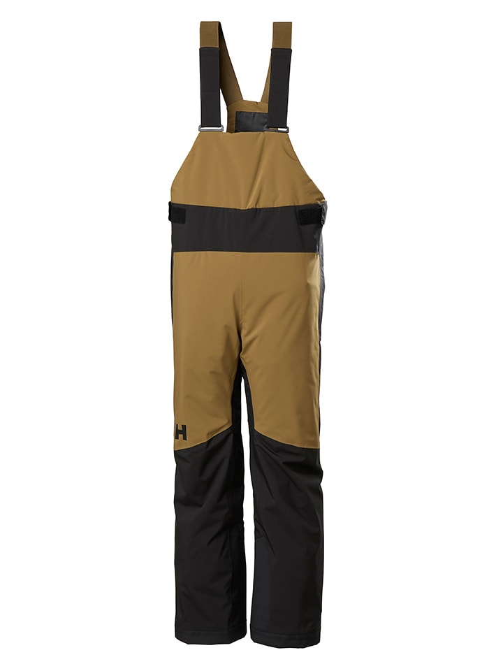 Ski-/ Snowboardhose "Stellar Bib" in Schwarz/ Khaki