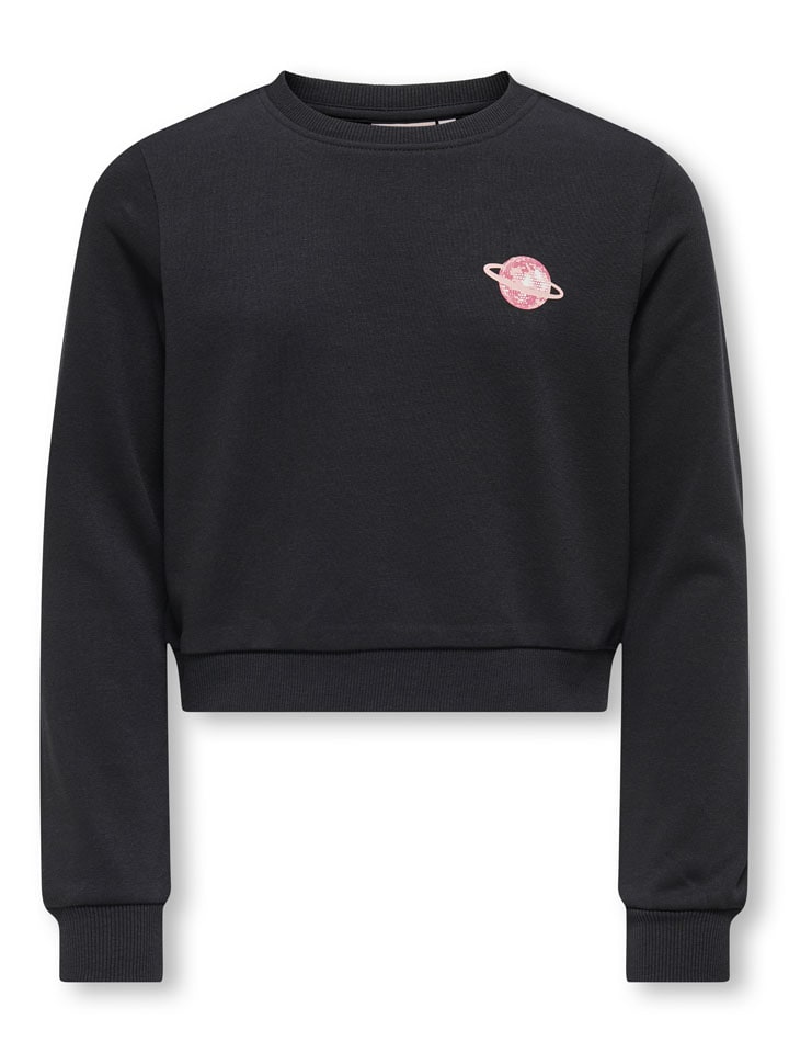 Sweatshirt "Rita" in Schwarz