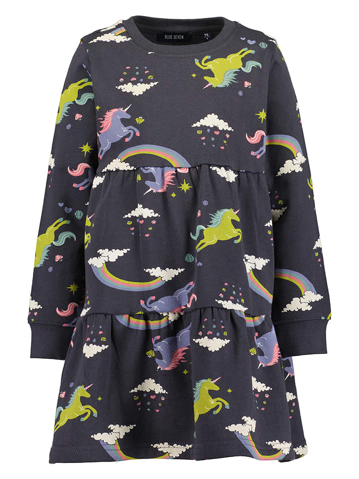 Sweatkleid in Anthrazit