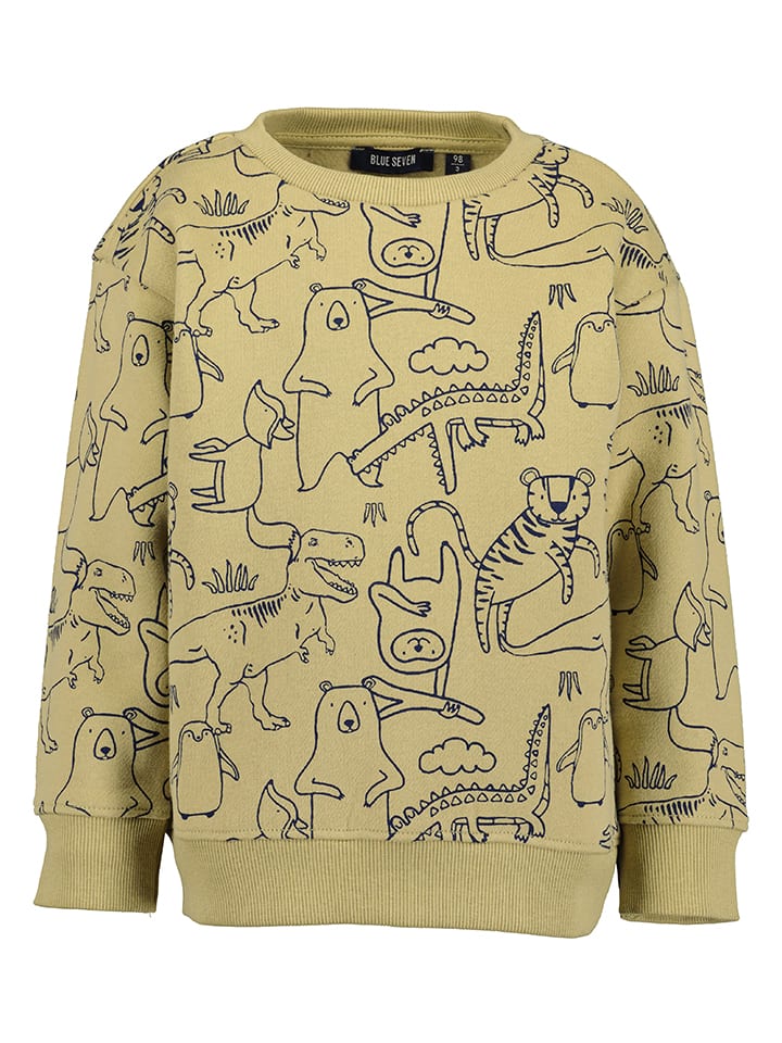 Sweatshirt in Gelb
