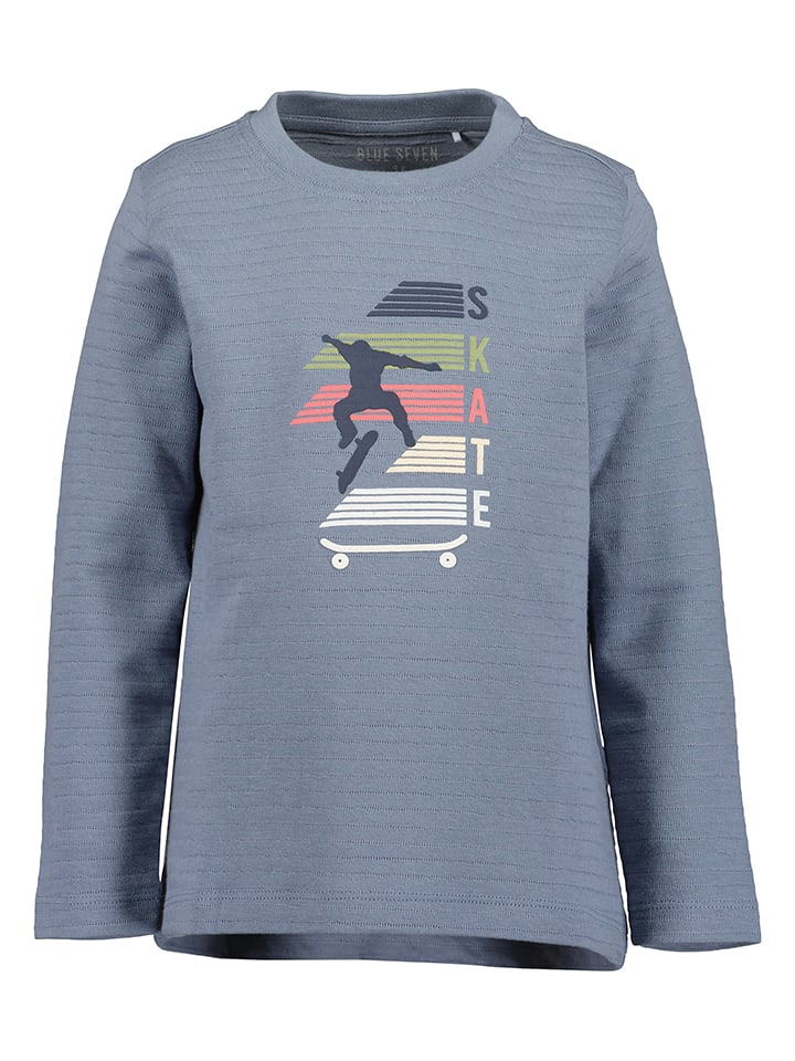 Longsleeve in Blau