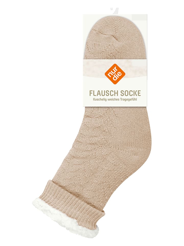 Socken in Beige