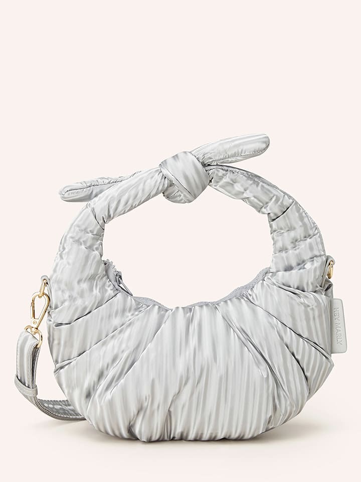 Handtas "Lifetime Sister" zilverkleurig - (B)24,5 x (H)6,2 x (D)18 cm