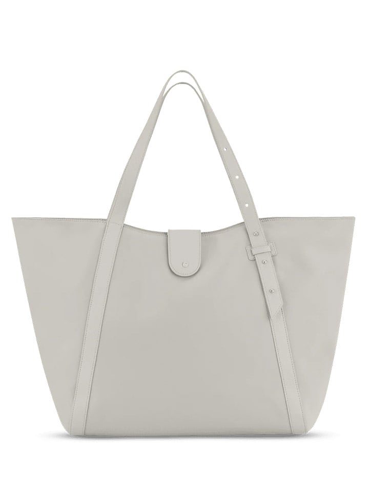 Shopper bag "Pretty Wonder" w kolorze szarym - 58 x 34 x 19 cm