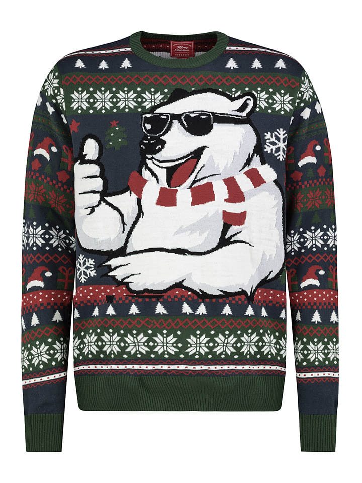 Pullover in Dunkelgrün