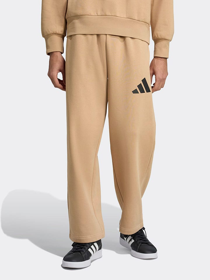 Sweatbroek beige