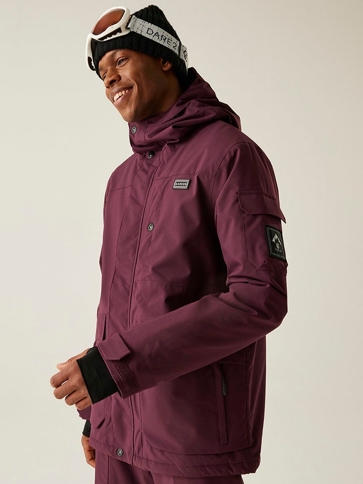 Ski-/ Snowboardjacke "Twin Tip" in Bordeaux