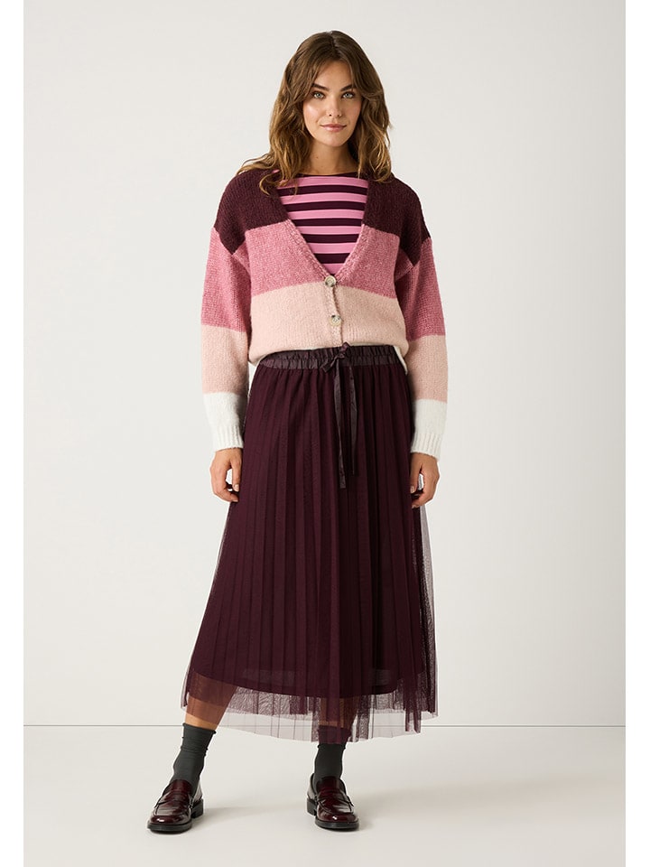 Cardigan in Bordeaux/ Pink/ Rosa