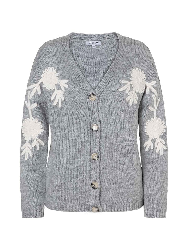 Cardigan in Grau