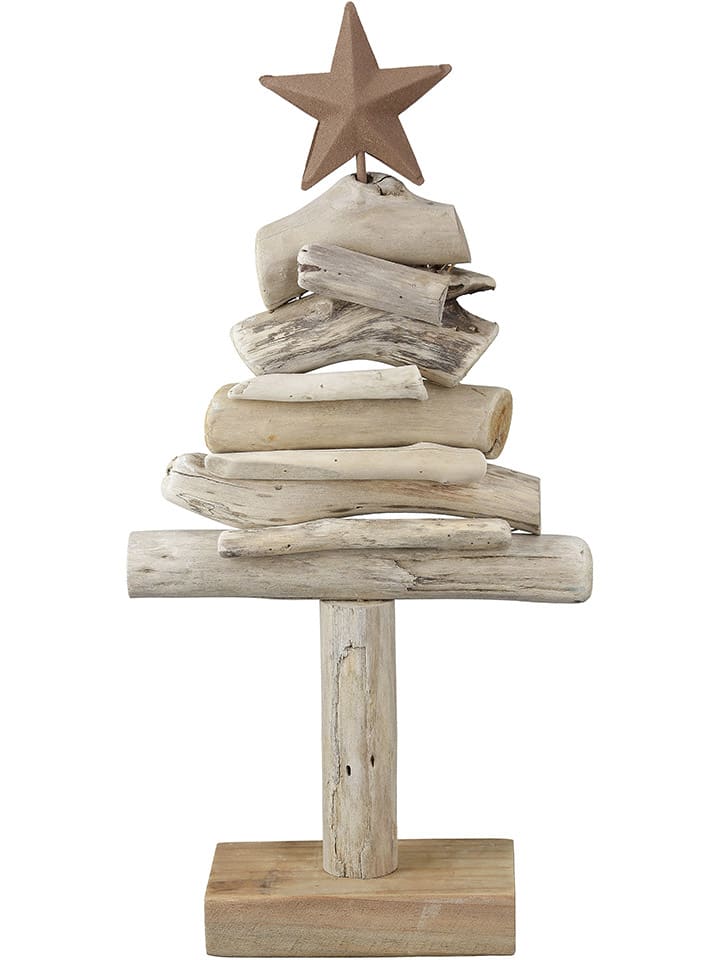 Standrelief "Stella" in Natur - (B)15 x (H)30 x (T)6 cm