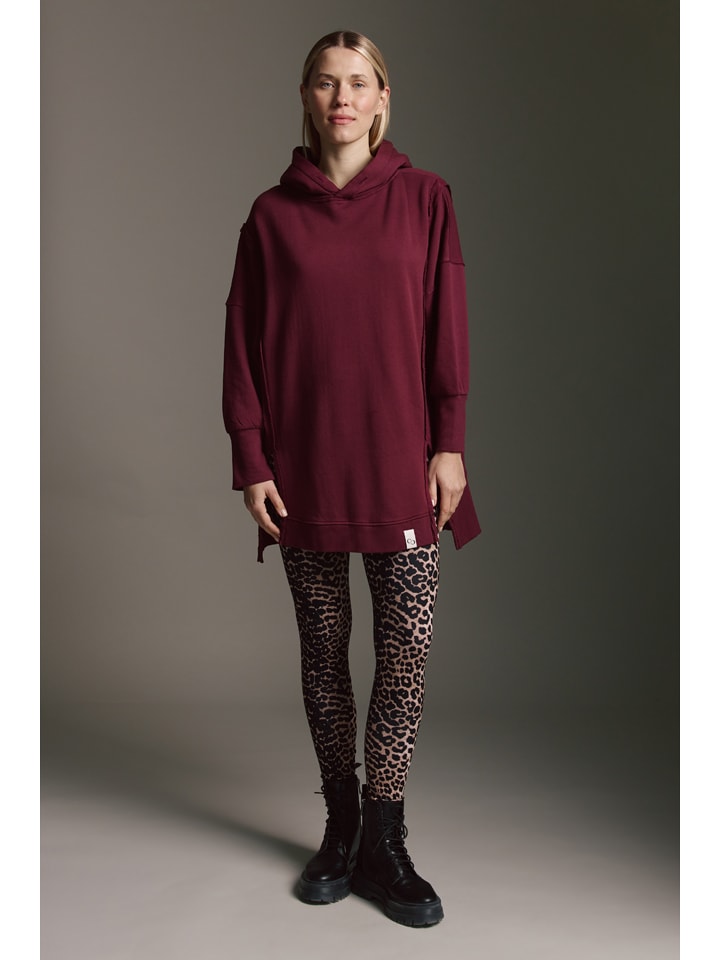 Hoodie in Bordeaux