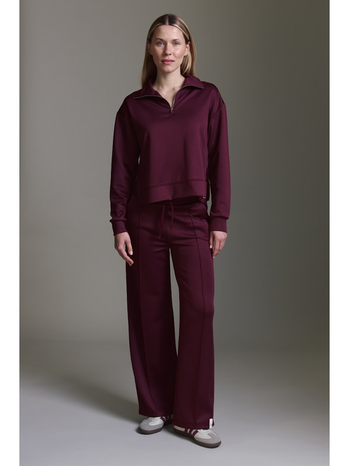 Sweatshirt in Bordeaux