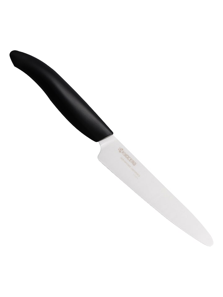 Tomatenmesser ''Gen'' in Schwarz - (L)23,7 cm
