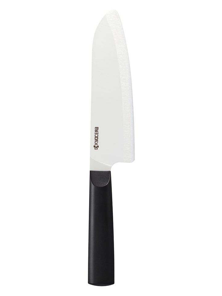 Santokumesser ''Chowa'' in Schwarz - (L)29,3 cm
