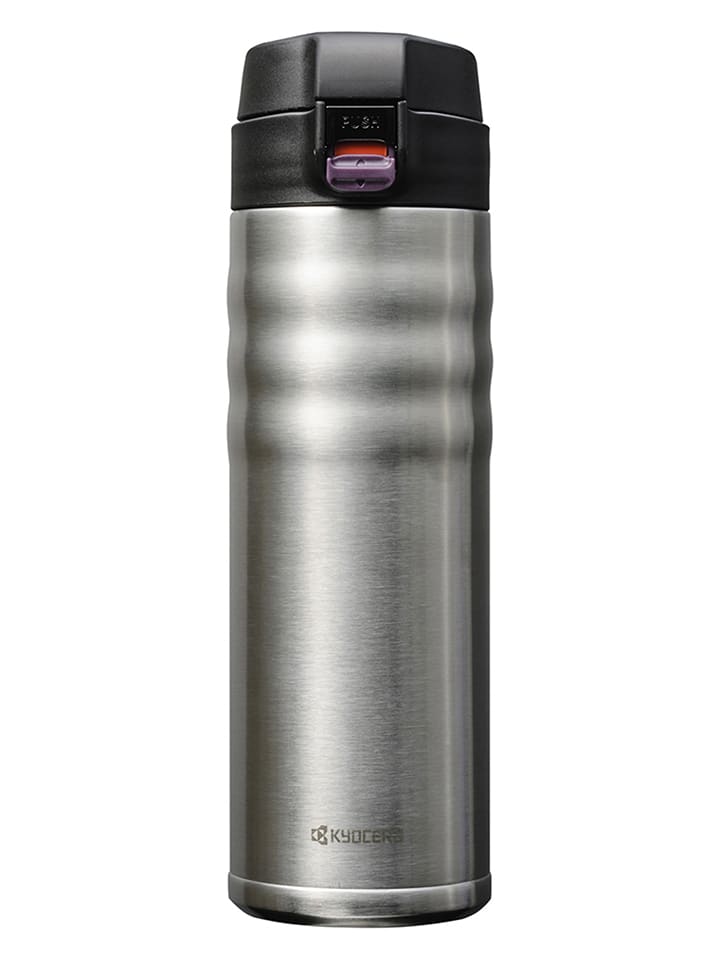 Thermoflasche ''Flip Top'' in Silber - 500 ml