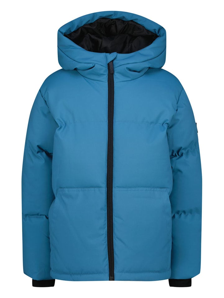 Doorgestikte jas "Tiro" blauw