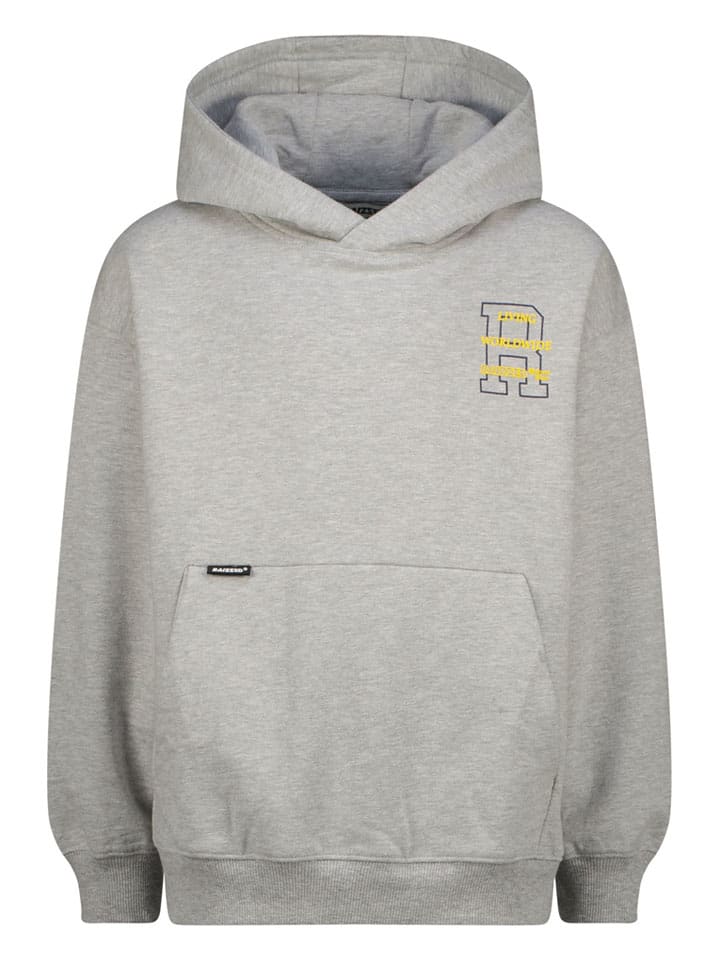 Hoodie "Nocussed" in Hellgrau