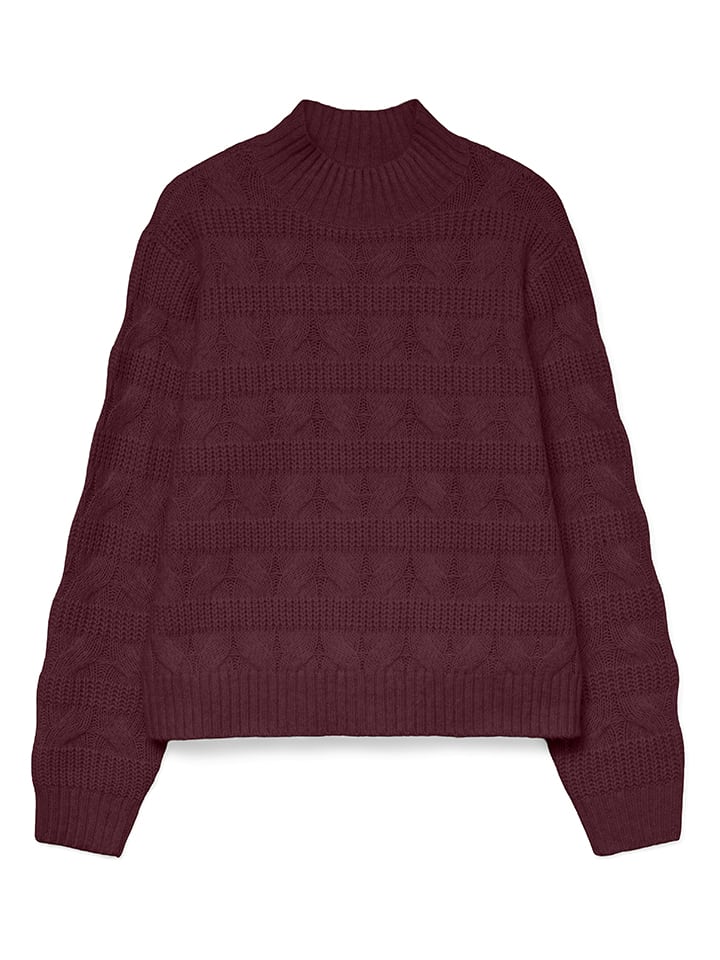 Pullover in Aubergine