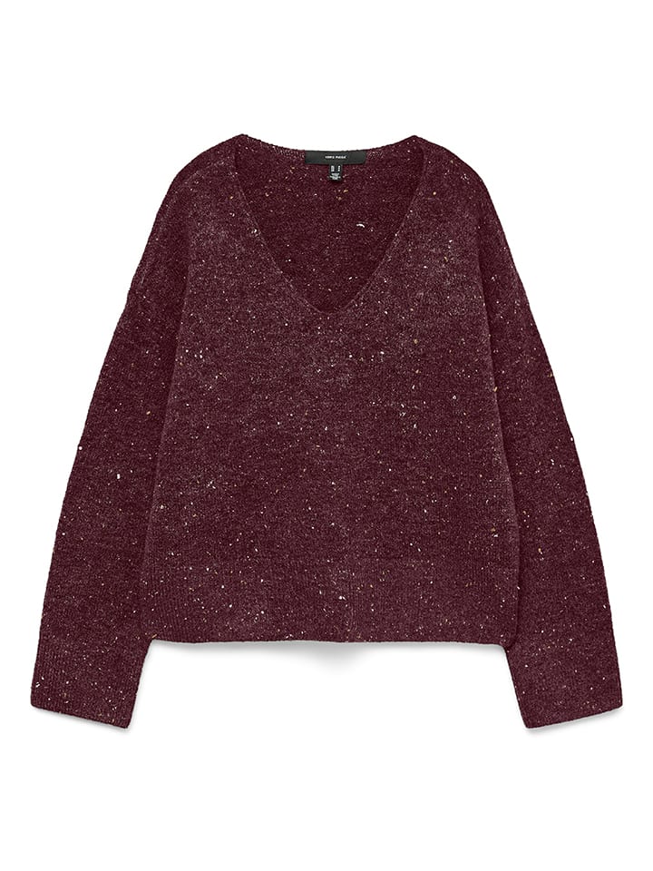 Sweter w kolorze bordowym