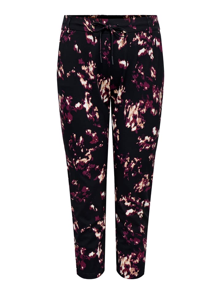 Hose in Schwarz/ Lila