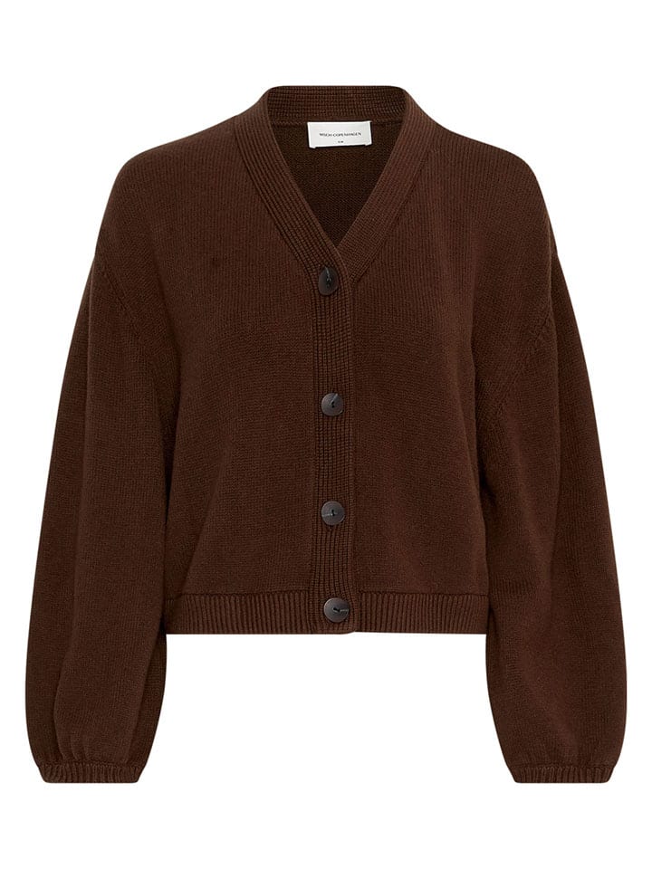 Vest "Zafina" donkerbruin