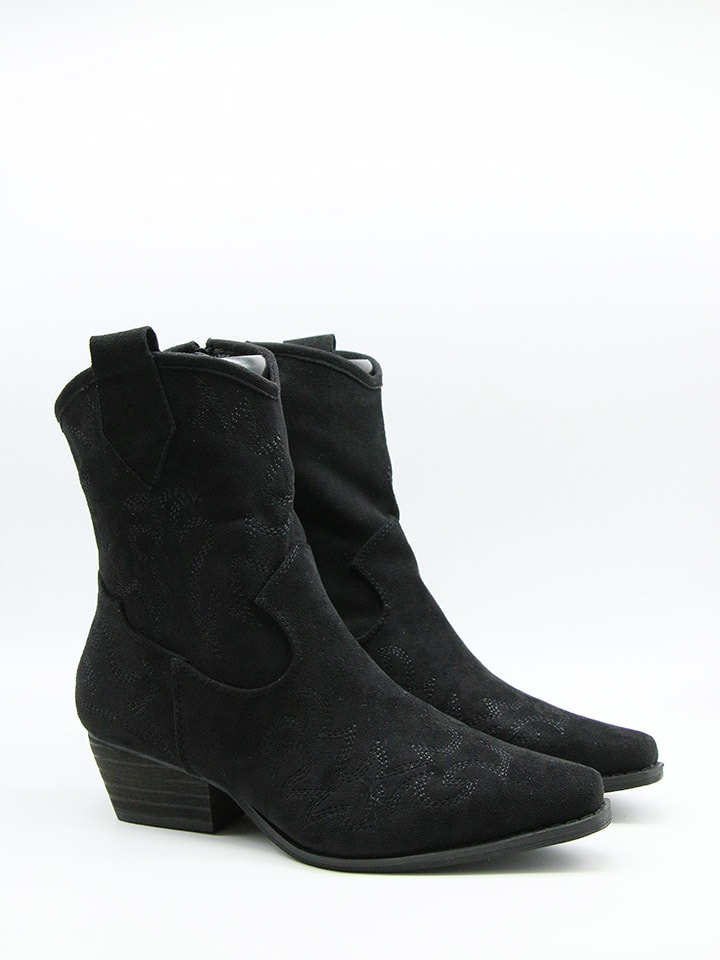 Westernstiefel in Schwarz