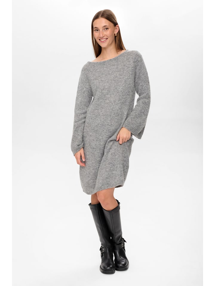 Strickkleid "Nuriette" in Grau