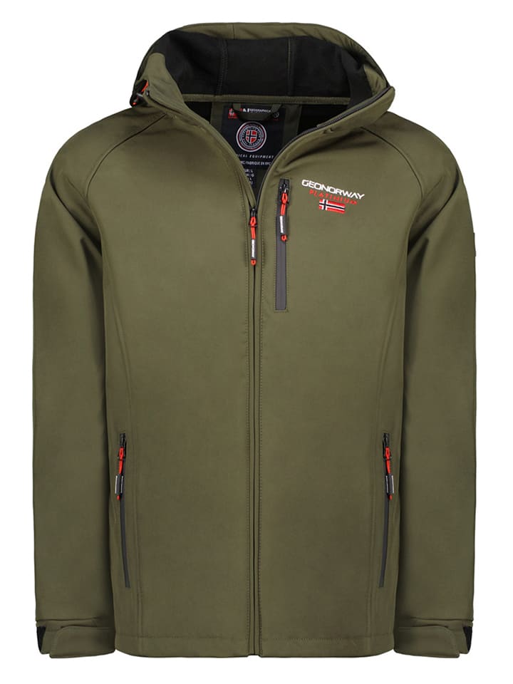 Kurtka softshellowa "Takito" w kolorze khaki