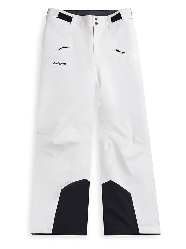 Ski-/snowboardbroek "Oppdal" wit/zwart