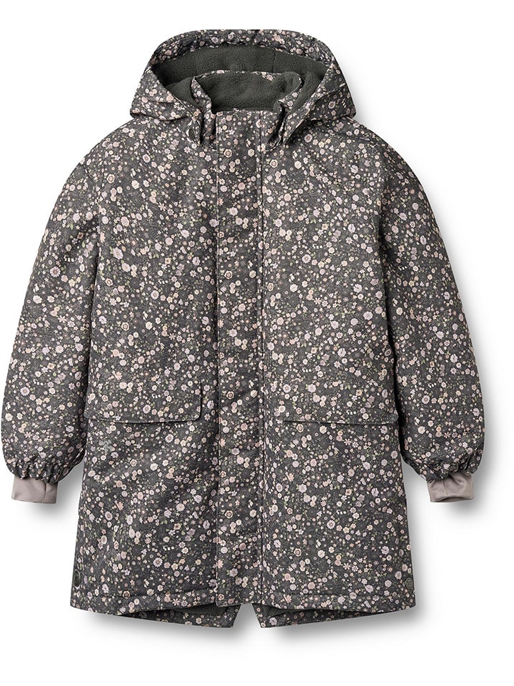 Parka "Jello" w kolorze antracytowym