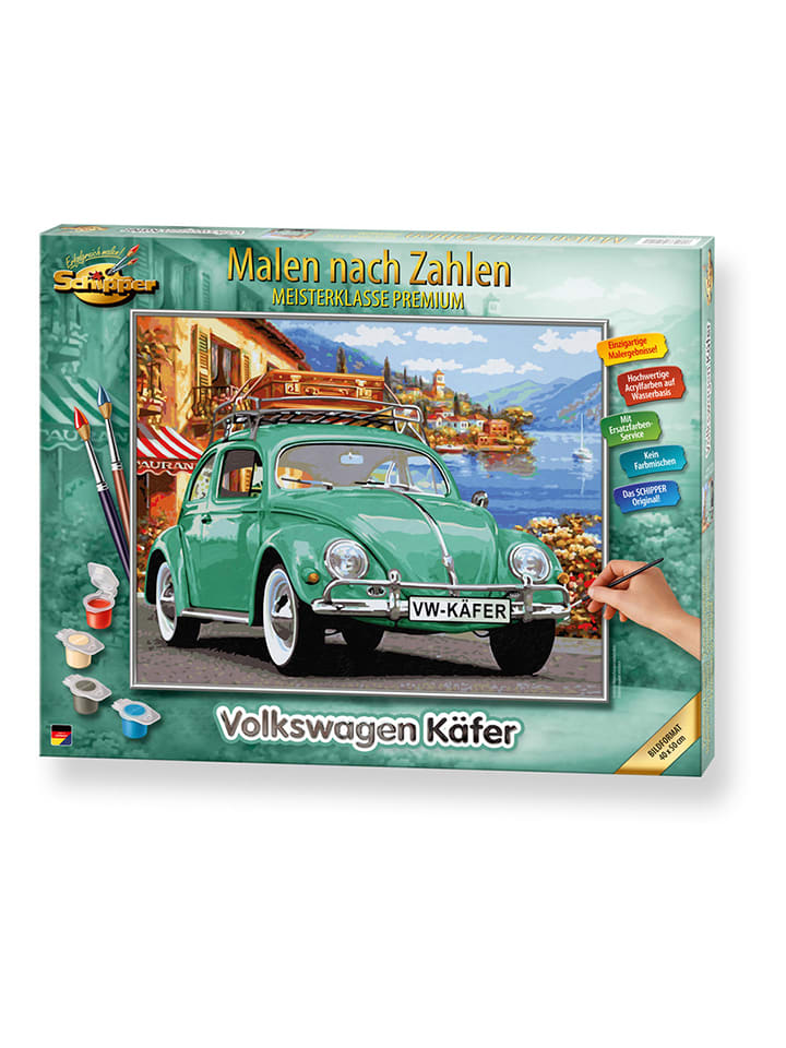 Malowanie po numerach "Volkswagen Käfer" - 14+