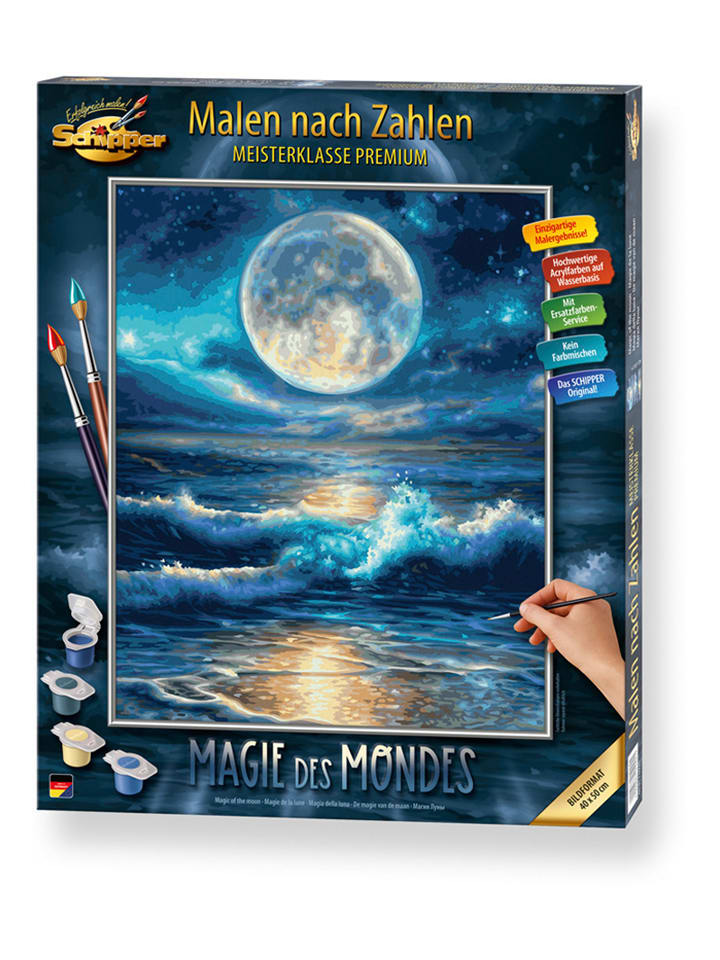 Malowanie po numerach "Magia księżyca" - 14+