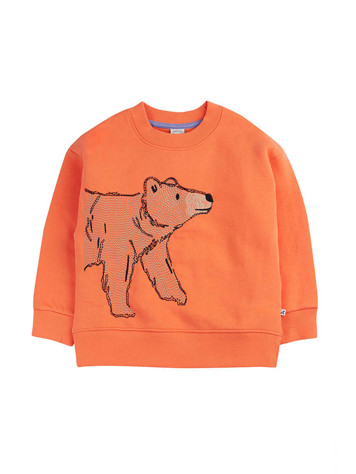 Sweatshirt "Superb" in Orange