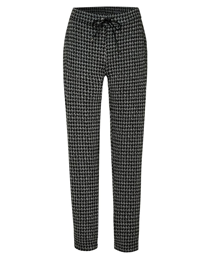 Spodnie "Modern Chic" w kolorze czarno-białym