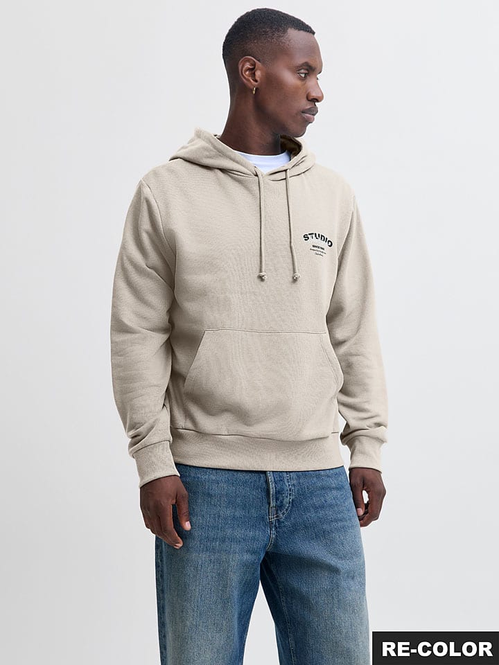 Hoodie in Beige