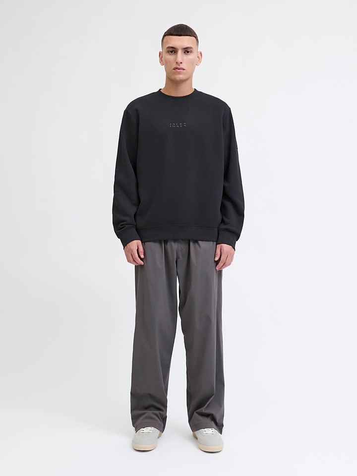 Sweatshirt in Schwarz