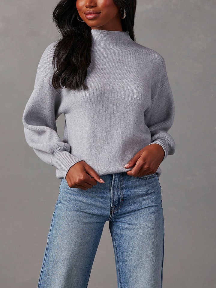 Pullover in Grau