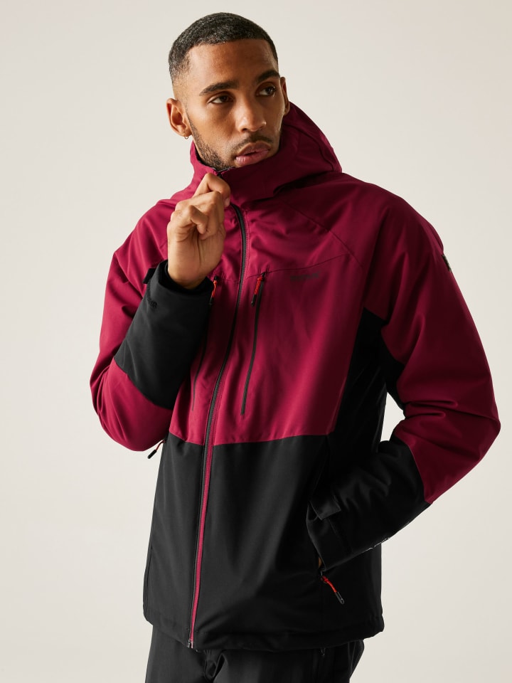 Tussenjas "Highton Stretch" rood/zwart