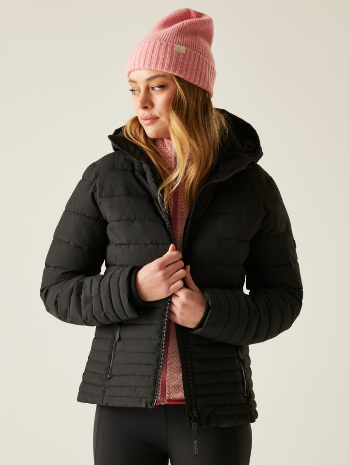 Steppjacke "Kelane" in Schwarz