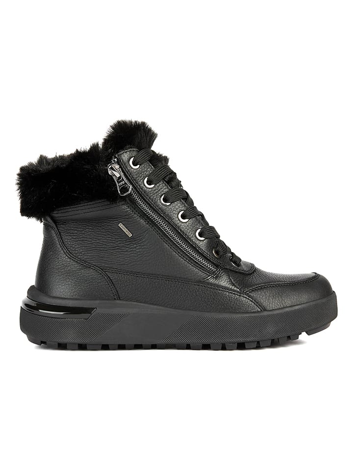 Leder-Boots "Dalyla B" in Schwarz