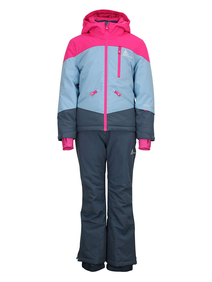2tlg. Ski-/ Snowboardoutfit in Blau/ Pink