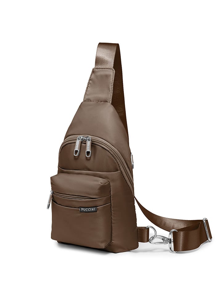 Rucksack "Active" in Hellbraun - (B)18 x (H)30 x (T)6 cm